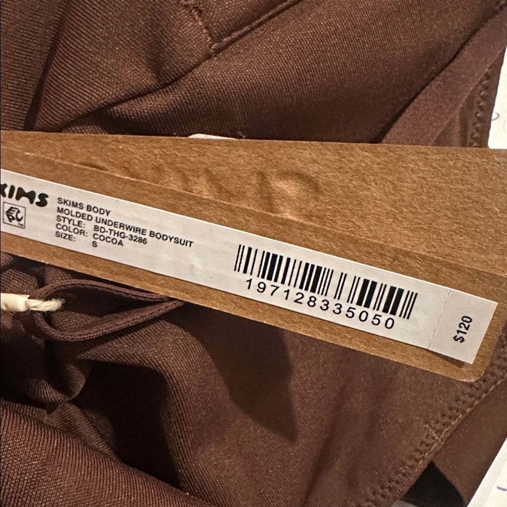NWT Skims Body Molded Underwire Bodysuit in Cocoa! Size S - Picture 5 of 9